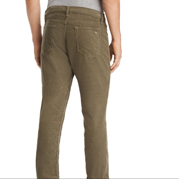 Rag & Bone Mens Fit 2 Slim Corduroy Pants NWT - Picture 3 of 3